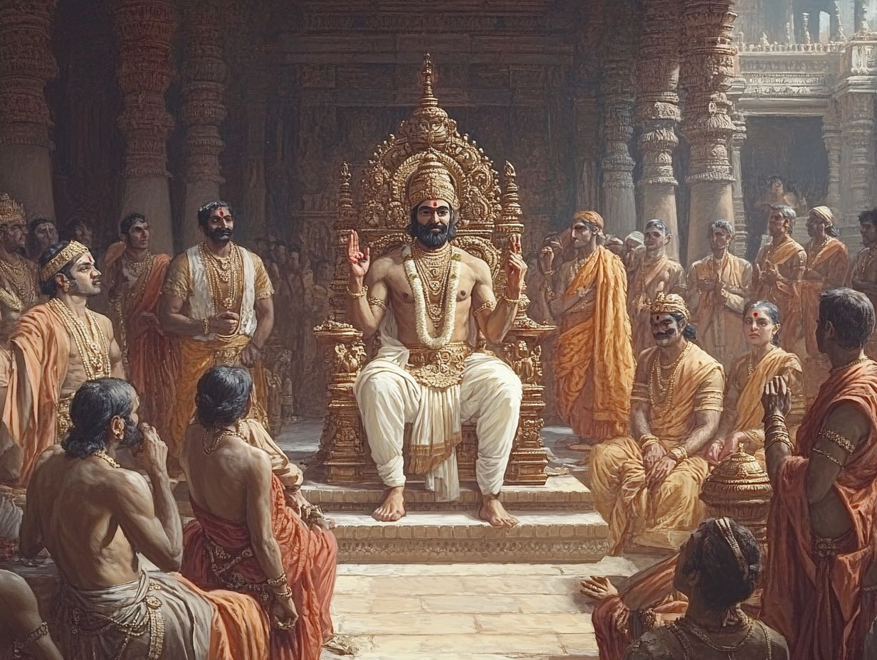 1. How was Hinduism used to assert political authority in ancient India?