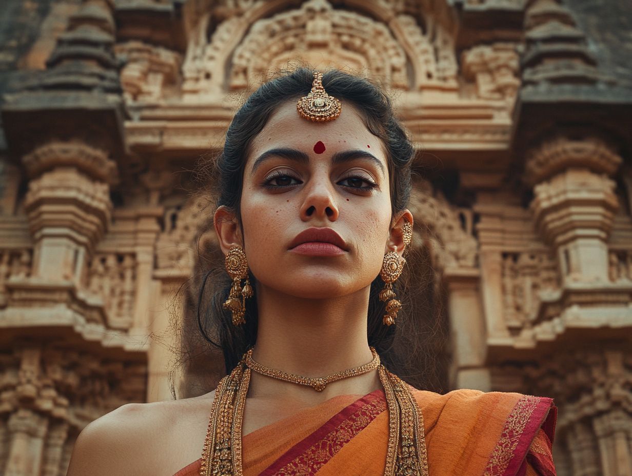 Is having a unibrow considered lucky in Hinduism?