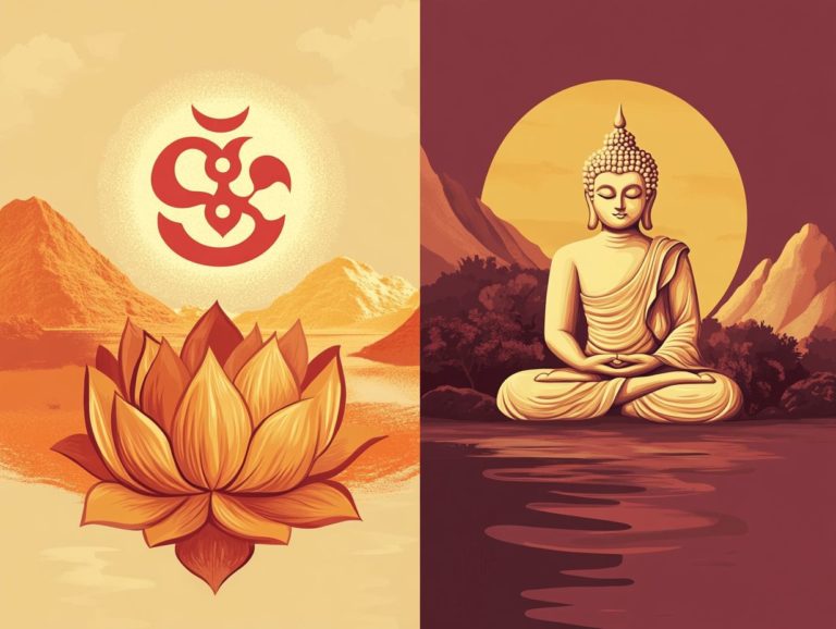 What Are Some Similarities and Differences Between Hinduism and Buddhism?