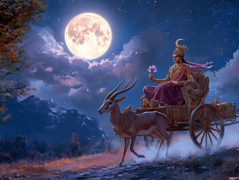 Who is the Moon God in Hinduism?